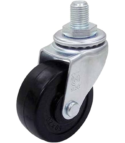 Amazon | ナンシン 一般キャスター ねじ込み仕様 自在φ40ゴム車論